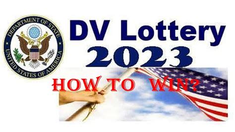 dv lottery entry 2023.